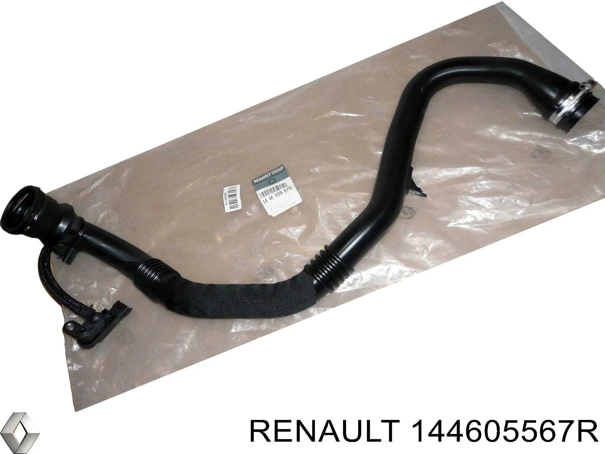 Шланг/патрубок интеркуллера Renault (RVI) 144605567R ціна, від 265.54 USD