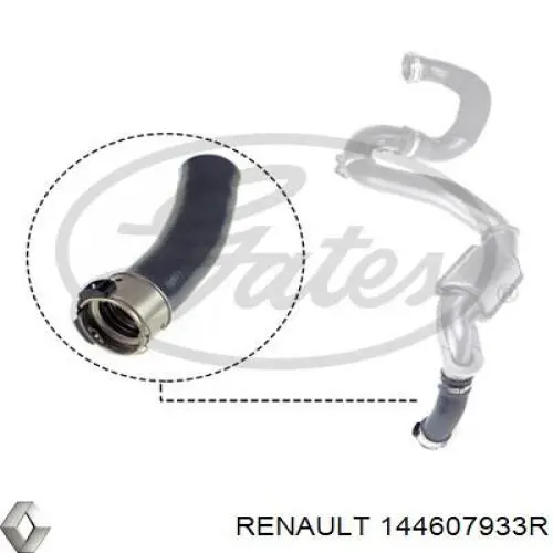 Трубка, що нагнітається Renault (RVI) 144607933R ціна, від 42.13 USD