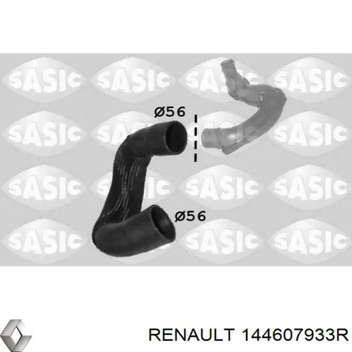Купити 144607933R Renault (RVI) Шланг/патрубок интеркуллера