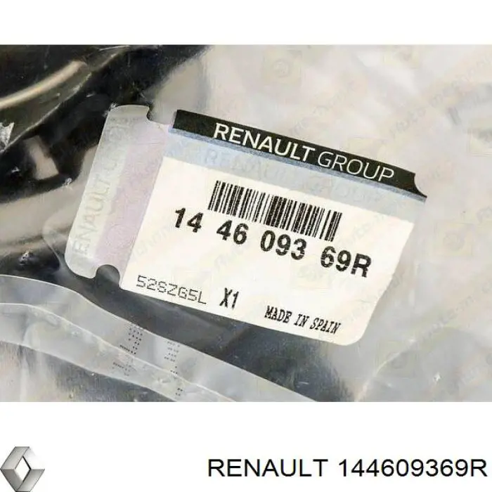 Купити 144609369R Renault (RVI) Шланг/патрубок интеркуллера