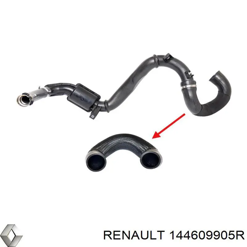 Шланг/патрубок интеркуллера Renault (RVI) 144600400R ціна, від 57.37 USD