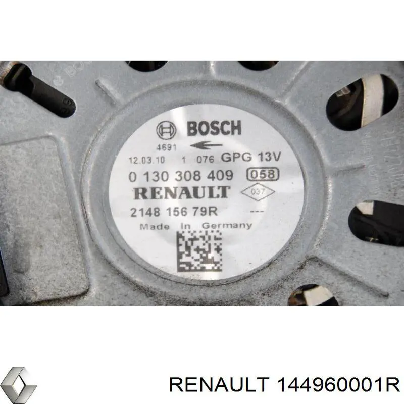 Купити 144960001R Renault (RVI) Радіатор интеркуллера
