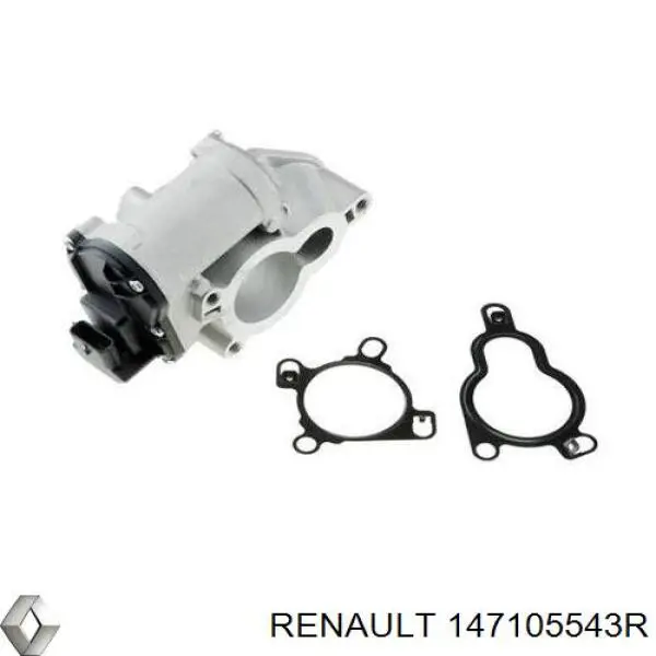 147105543R Renault (RVI) клапан egr, рециркуляції газів