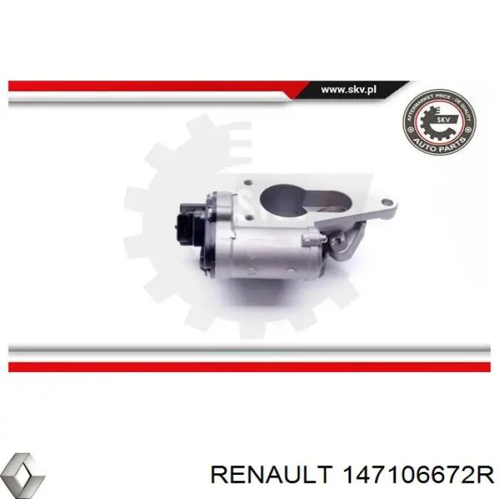 Клапан EGR Renault (RVI) 147106672R ціна, від 95.18 USD