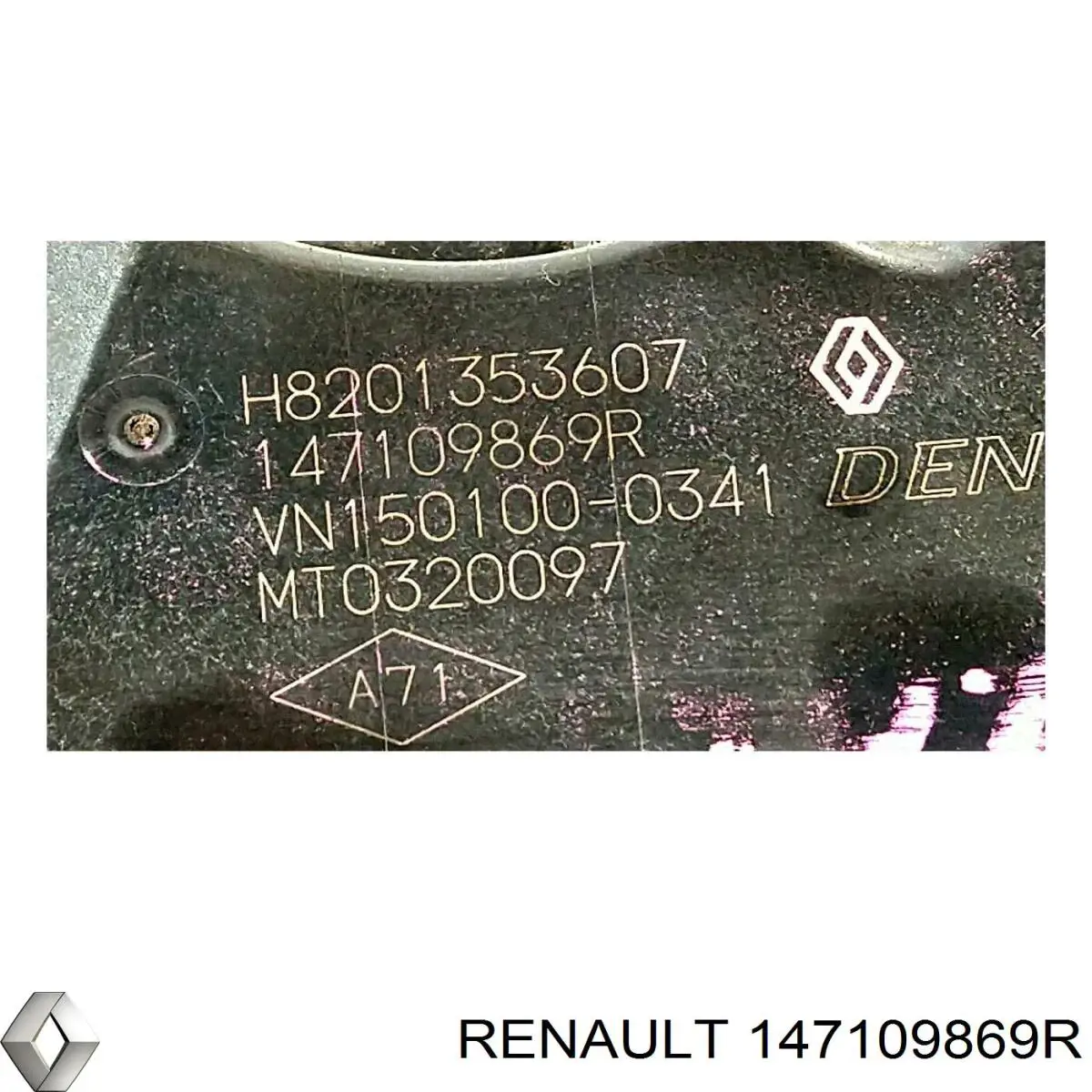 Клапан EGR рециркуляції газів Renault (RVI) 147109869R