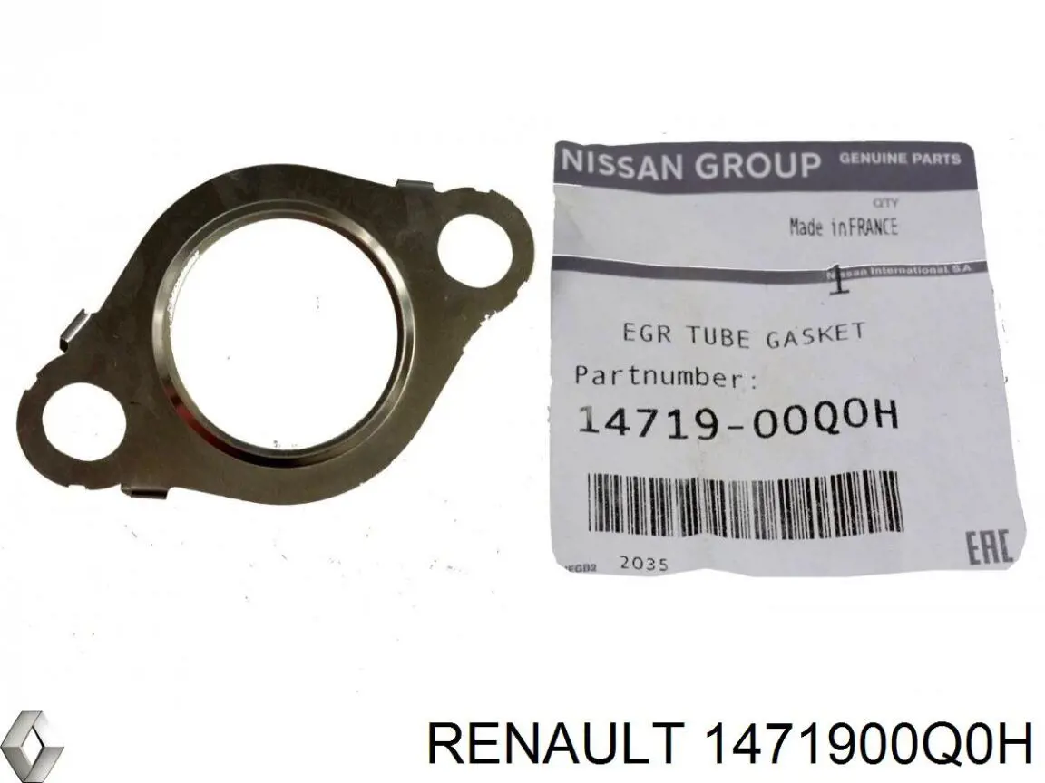 Прокладка випускного колектора Renault (RVI) 1471900Q0H ціна, від 9.70 USD