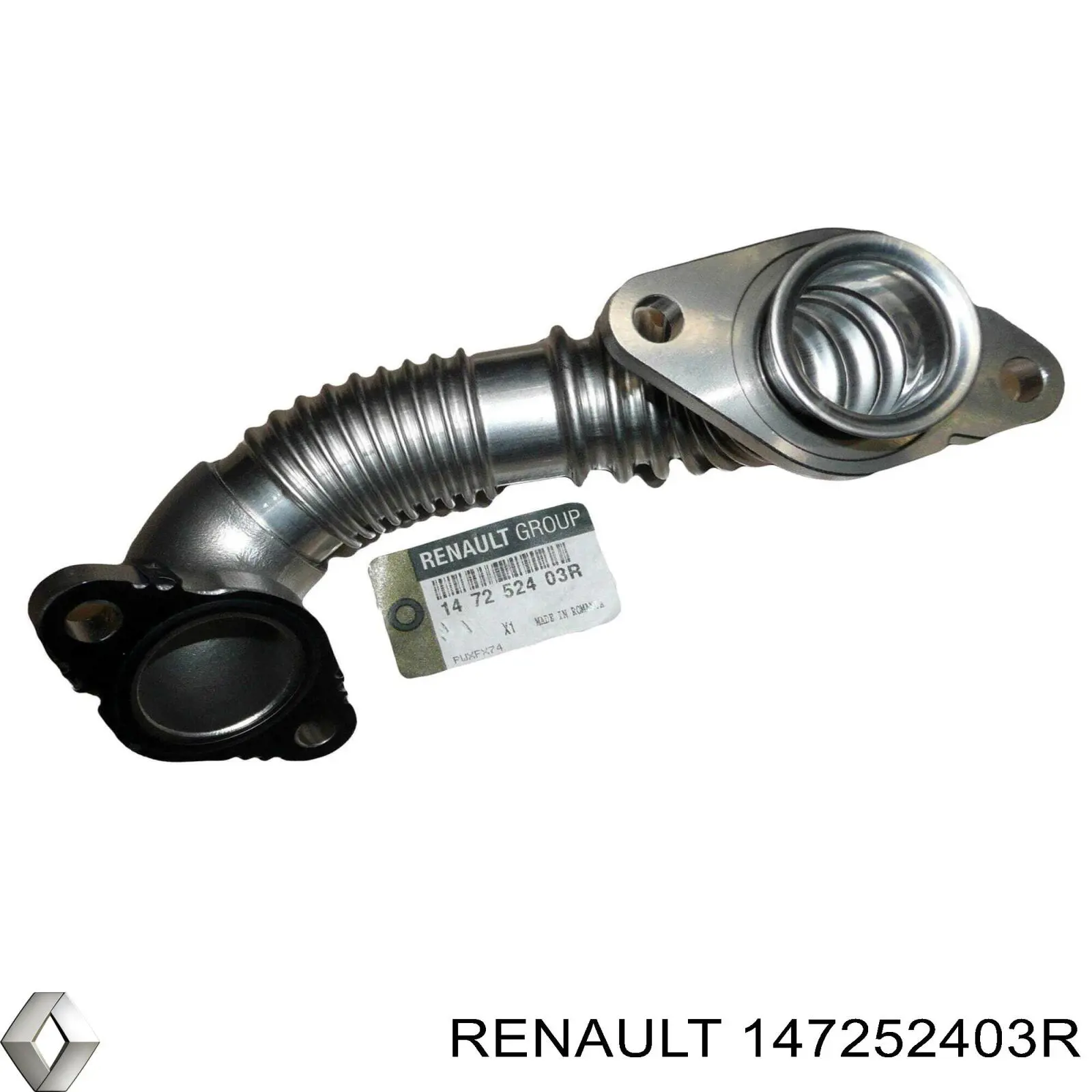 Купити 147252403R Renault (RVI) Патрубок системи рециркуляції ОГ EGR