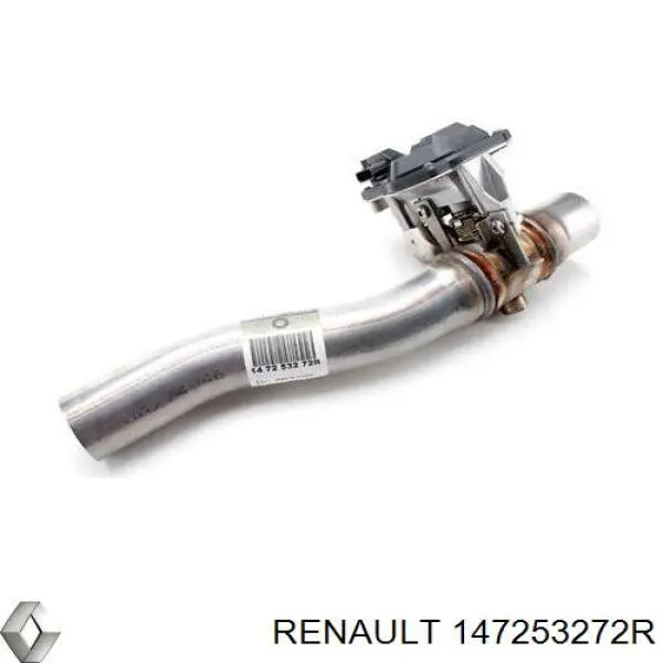 147253272R Renault (RVI) труба вихлопна, від каталізатора до глушника
