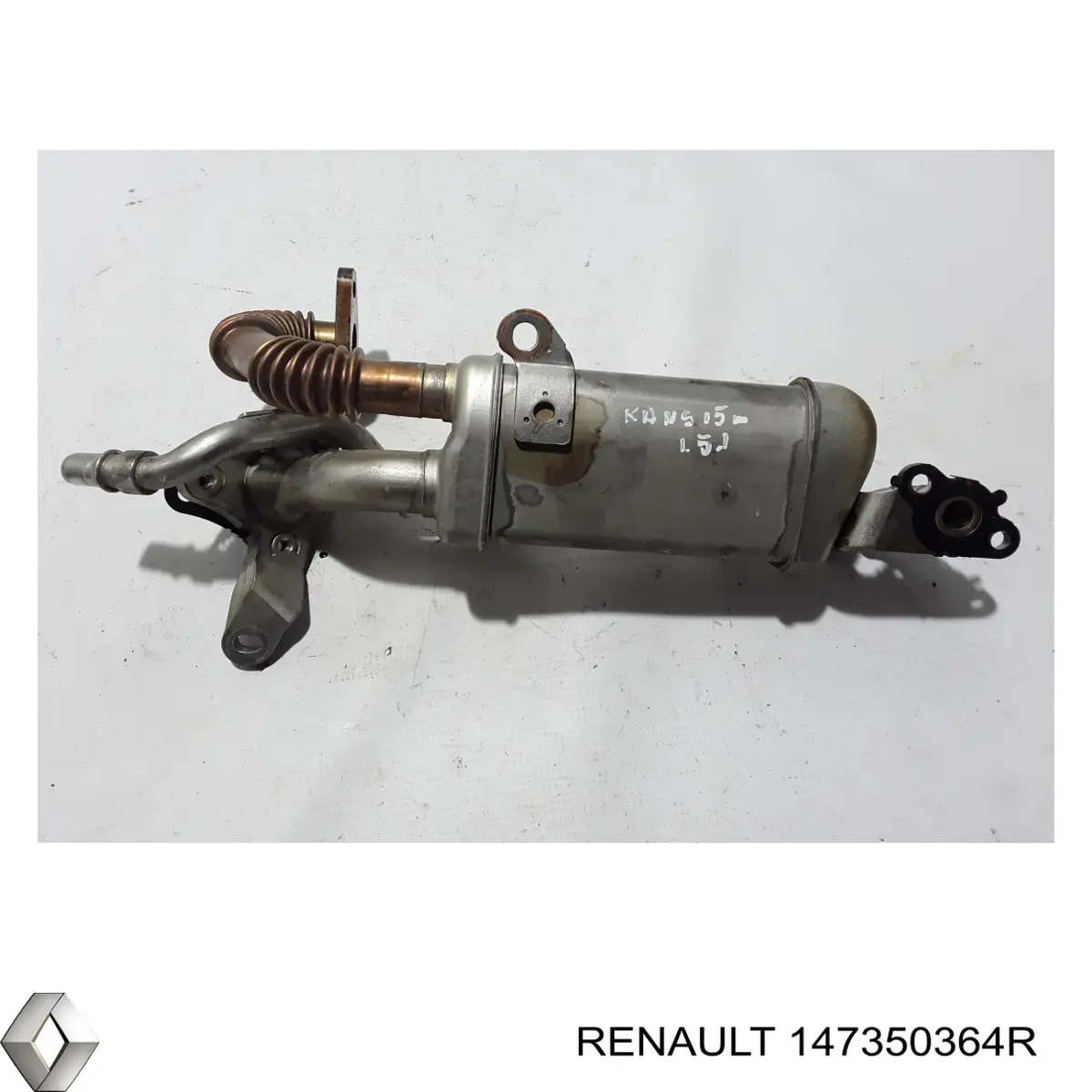 Радіатор системи EGR рециркуляції вихлопних газів Renault (RVI) 147350364R ціна, від 32.06 USD