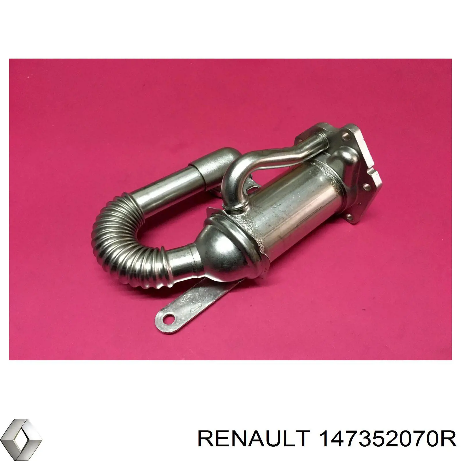 Радіатор системи рециркуляції ОГ Renault Kangoo BE BOP (KW01) (Рено Канго)