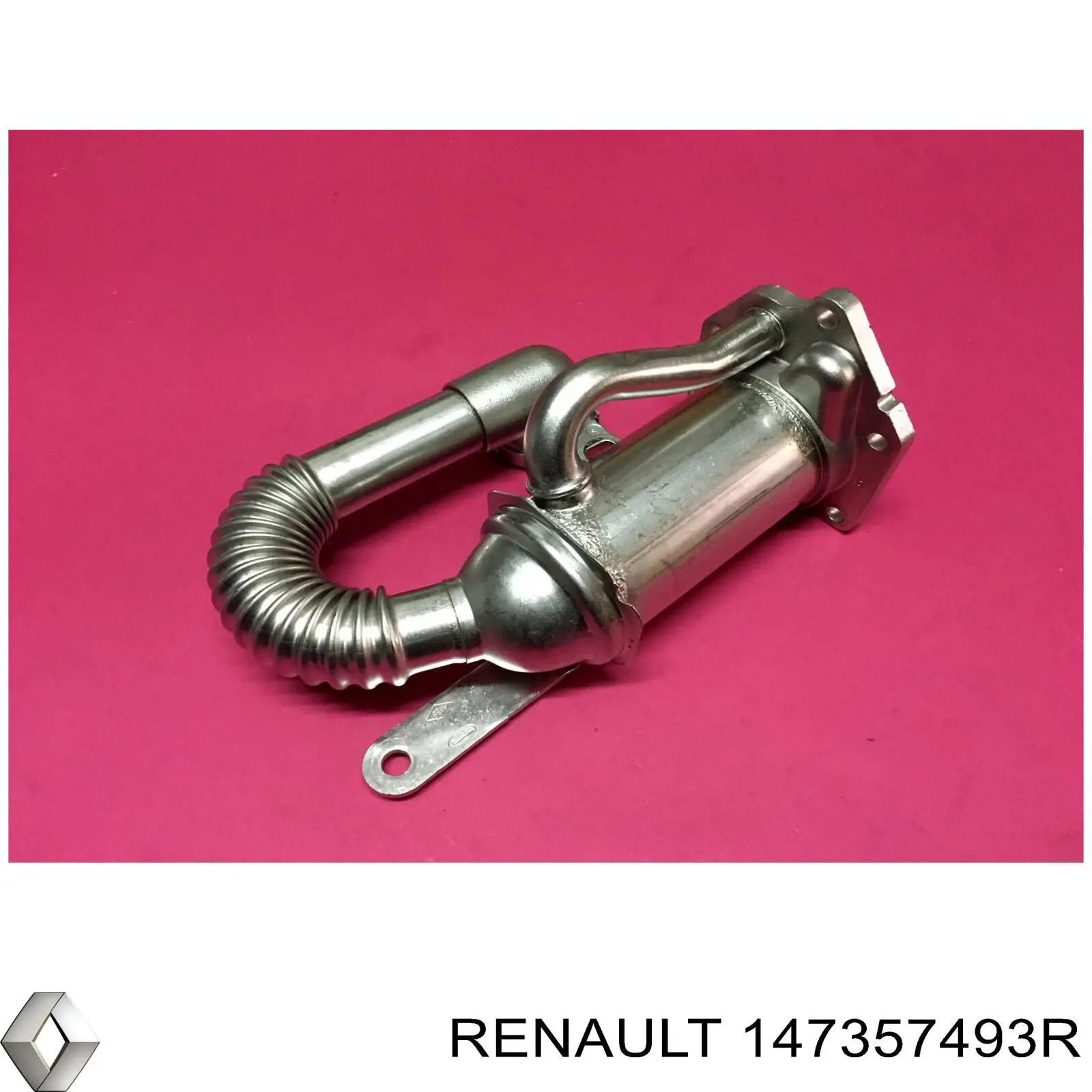 Купити 147357493R Renault (RVI) Радіатор системи EGR рециркуляції вихлопних газів