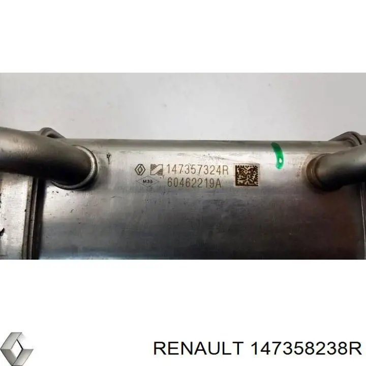 Радіатор системи EGR рециркуляції вихлопних газів Renault (RVI) 147358238R ціна, від 36.74 USD