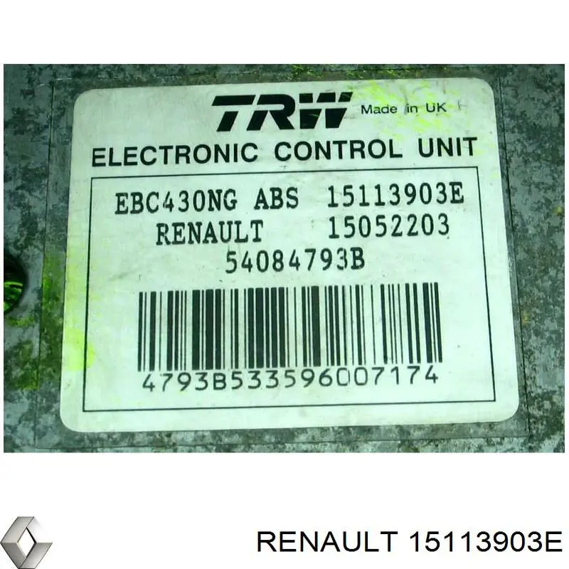  Renault (RVI) 15113903E ціна, від 63.35 USD