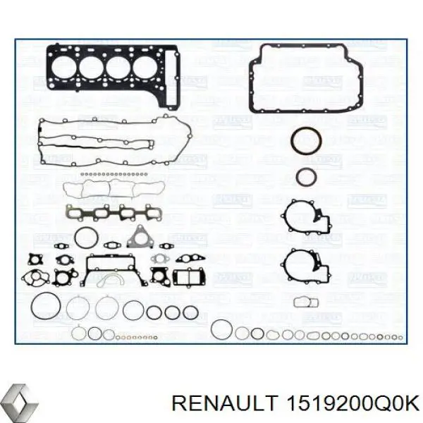1519200Q0K Renault (RVI) Трубка/шланг подачі масла до турбіни