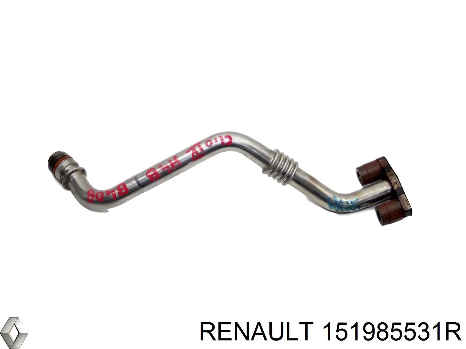 151985531R Renault (RVI) Трубка/шланг відводу масла від турбіни