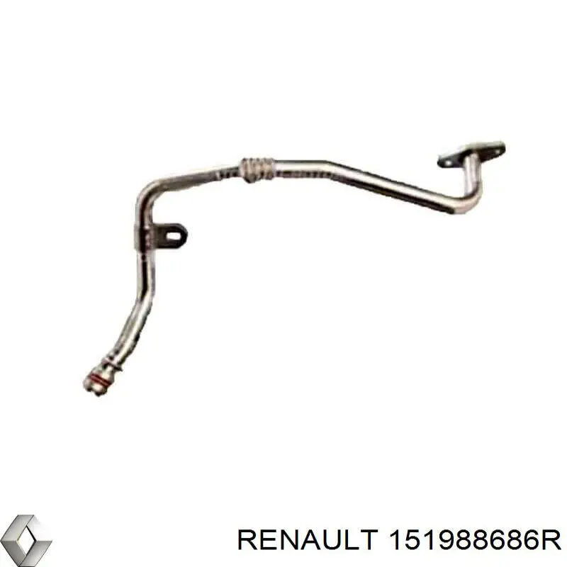 151984117R Renault (RVI) Трубка/шланг відводу масла від турбіни