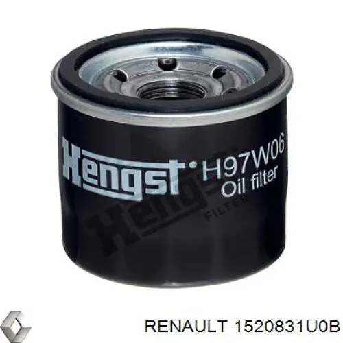 1520831U0B Renault (RVI) фільтр масляний