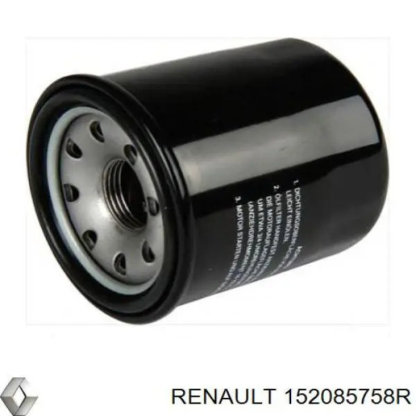 152085758R Renault (RVI) фільтр масляний