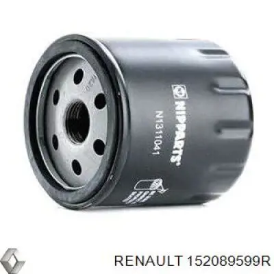 Масляний фільтр двигуна Renault (RVI) 152089599R ціна, від 7.78 USD