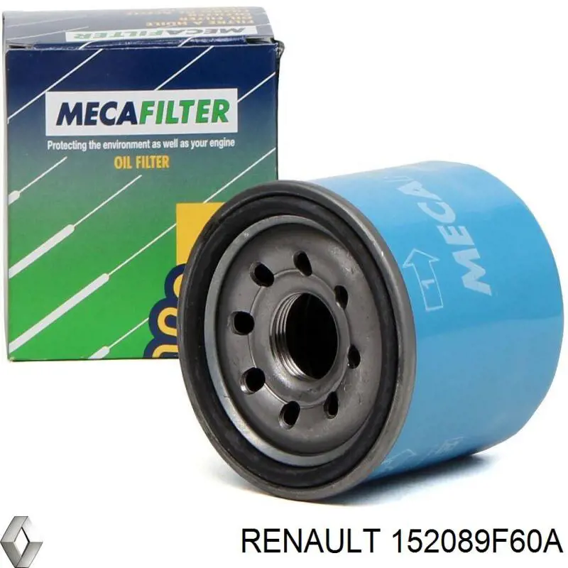 Масляний фільтр двигуна Renault (RVI) 152089F60A ціна, від 7.05 USD