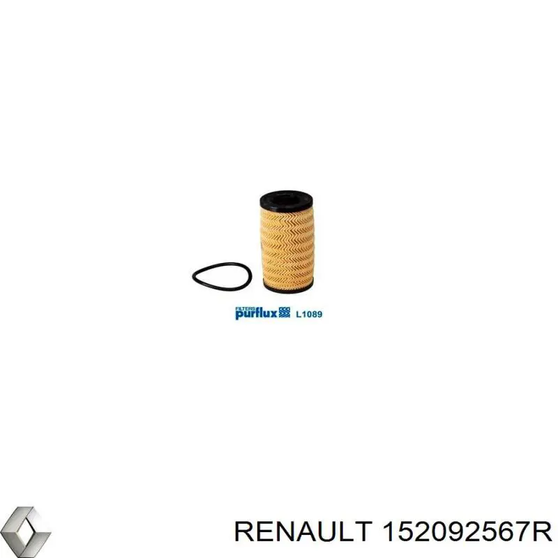 Масляний фільтр двигуна Renault (RVI) 152092567R ціна, від 7.75 USD