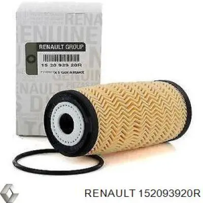 Масляний фільтр двигуна Renault (RVI) 152093920R ціна, від 7.69 USD