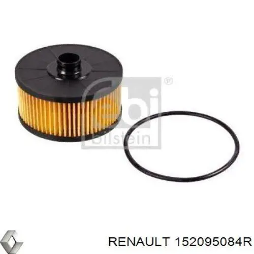 Масляний фільтр двигуна Renault (RVI) 152095084R ціна, від 8.57 USD
