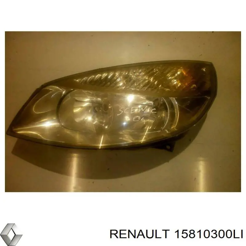 Фара Renault (RVI) 15810300LI ціна, від 63.35 USD