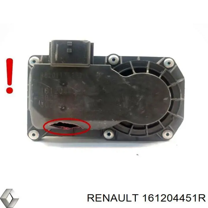 Блок дросельної заслінки Renault (RVI) 161204451R ціна, від 44.34 USD