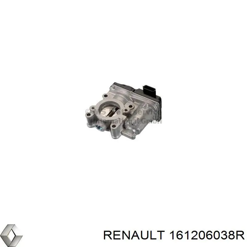 161206038R Renault (RVI) дросільна заслінка в зборі