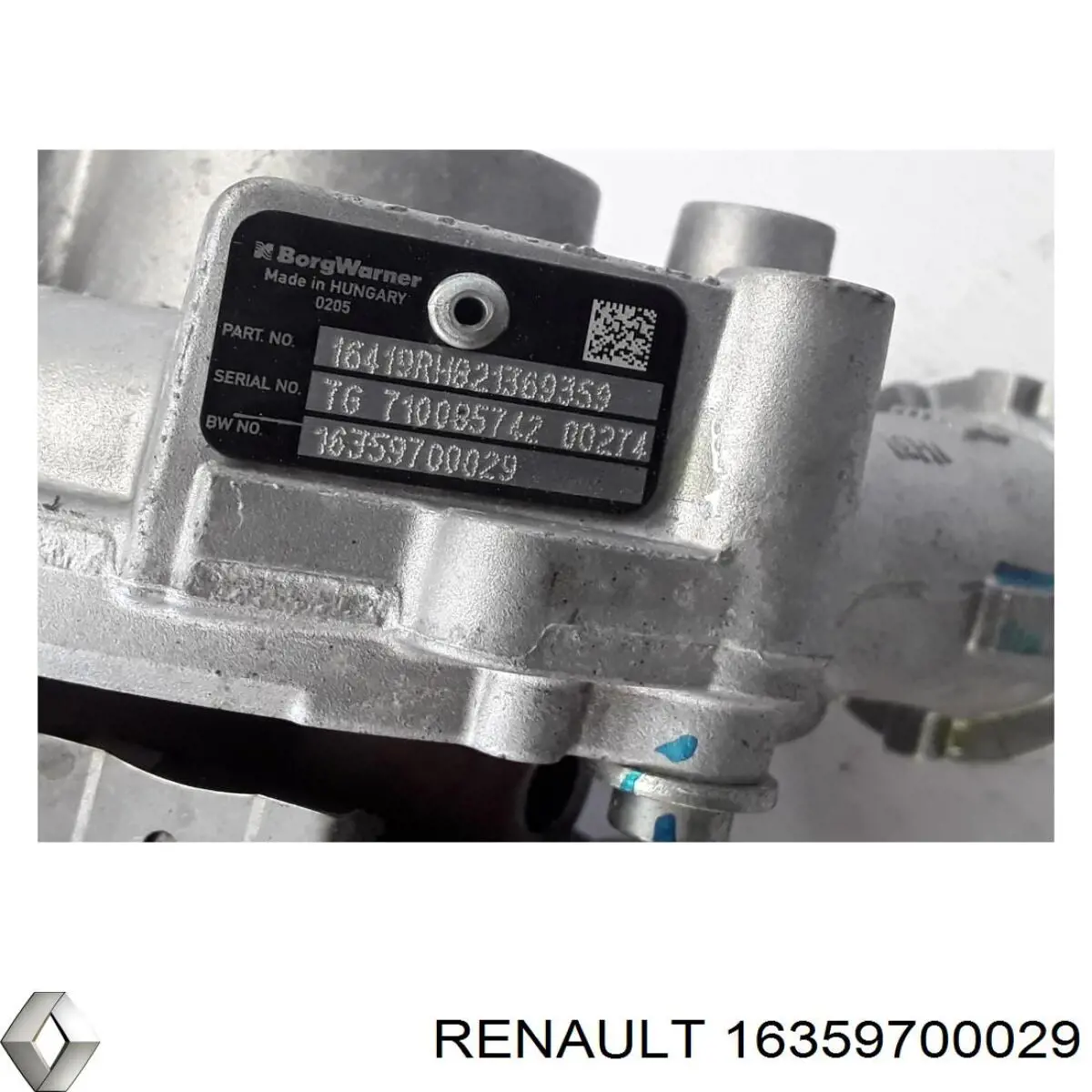 Турбіна Renault (RVI) 16359700029 ціна, від 209.25 USD