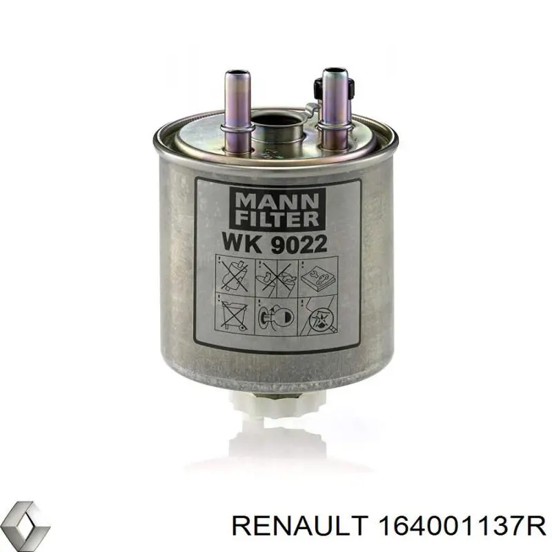 164001137R Renault (RVI) Фільтр палива