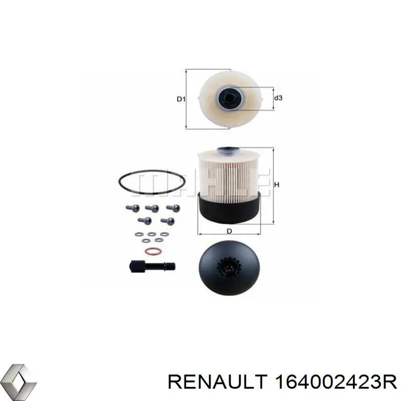 Корпус паливного фільтра Renault Kangoo BE BOP (KW01) (Рено Канго)