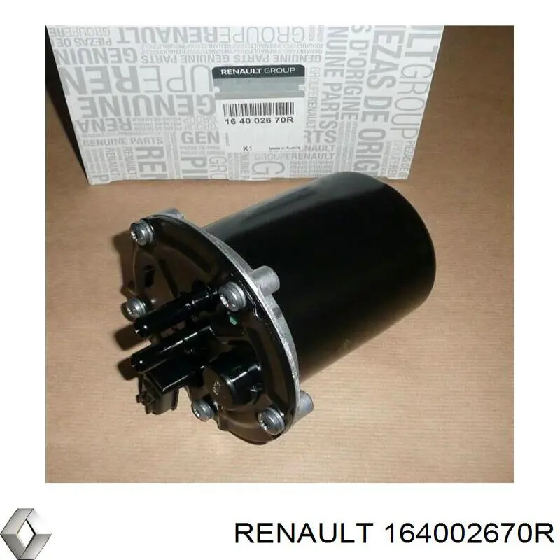Корпус паливного фільтра на Renault Kangoo II KW0, KW1