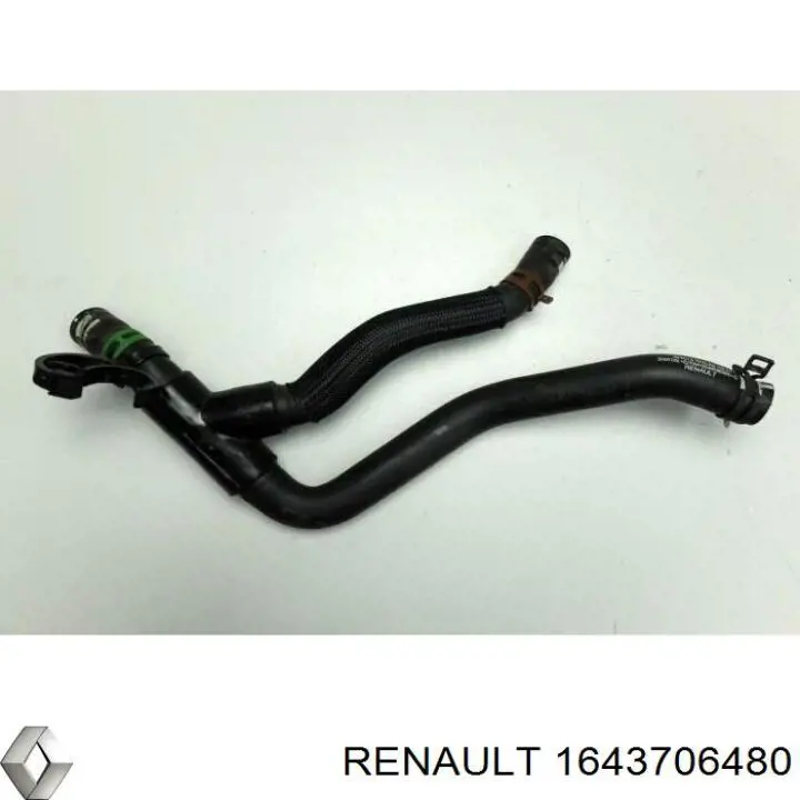 Купити 1643706480 Renault (RVI) Шланг радіатора опалювача/пічки, подача