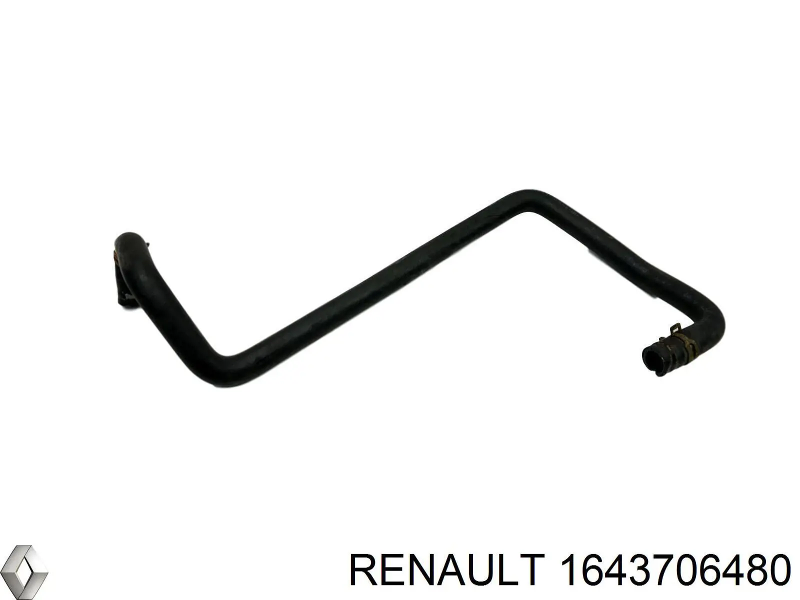 Шланг радіатора опалювача/пічки, подача 1643706480 Renault (RVI)