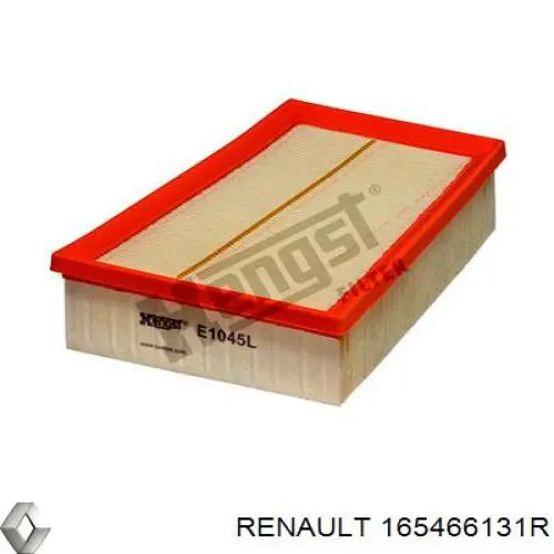 Елемент повітряного фільтра Renault (RVI) 165466131R ціна, від 6.35 USD