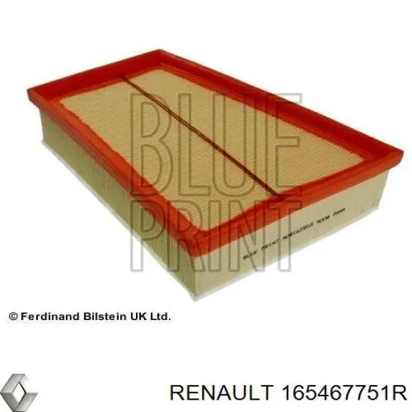 Купити 165467751R Renault (RVI) Автомобільний фільтр повітря