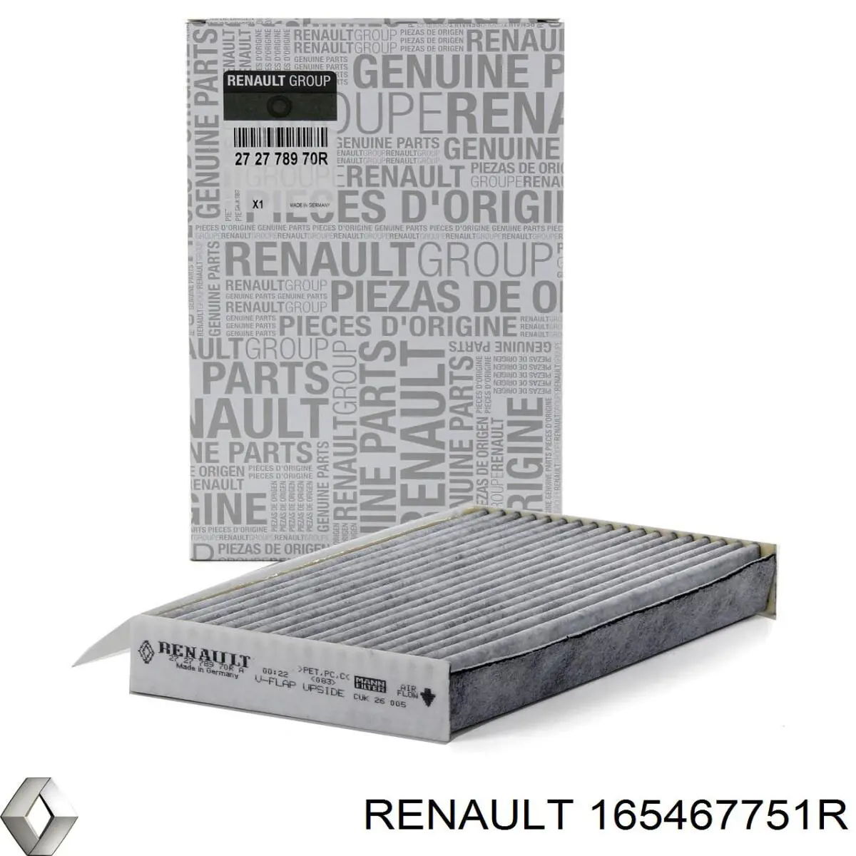 Фільтр повітряний Renault (RVI) 165467751R