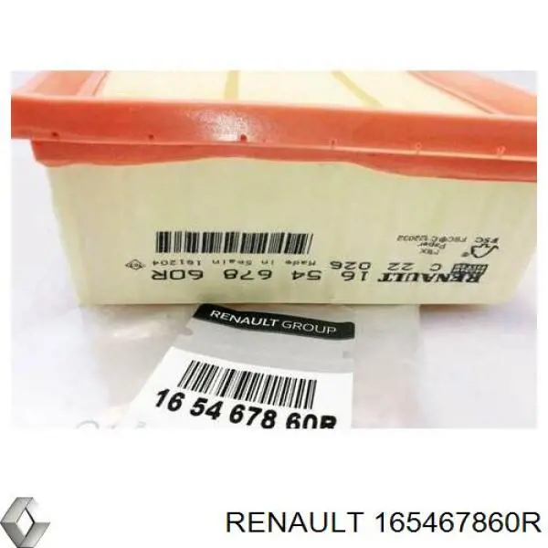 Фільтр повітряний Renault (RVI) 165467860R