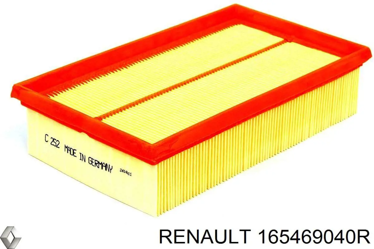 165469040R Renault (RVI) фільтр повітряний