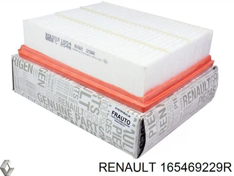 Елемент повітряного фільтра Renault (RVI) 165469229R ціна, від 11.00 USD