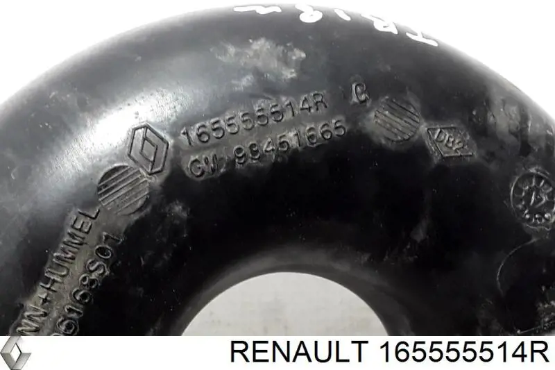 Патрубок повітряний, вхід повітряного фільтра Renault (RVI) 165555514R ціна, від 28.58 USD