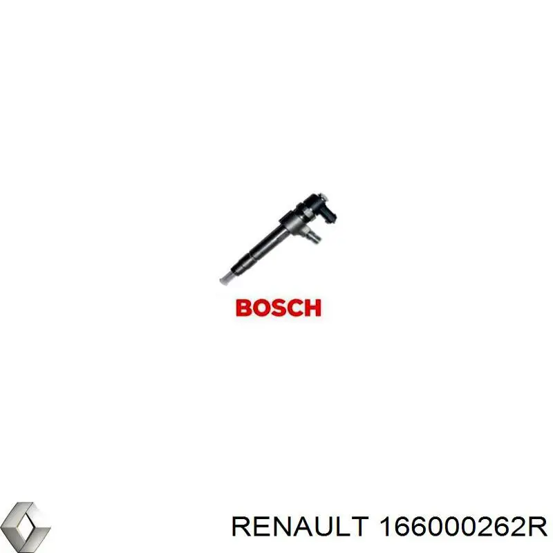 166000262R Renault (RVI) форсунка вприску палива