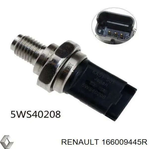 Паливні форсунки 166009445R Renault (RVI)