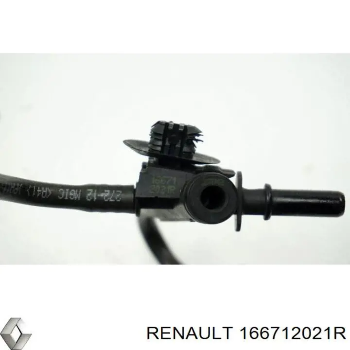 166714217R Renault (RVI) трубка паливна, зворотня від форсунок
