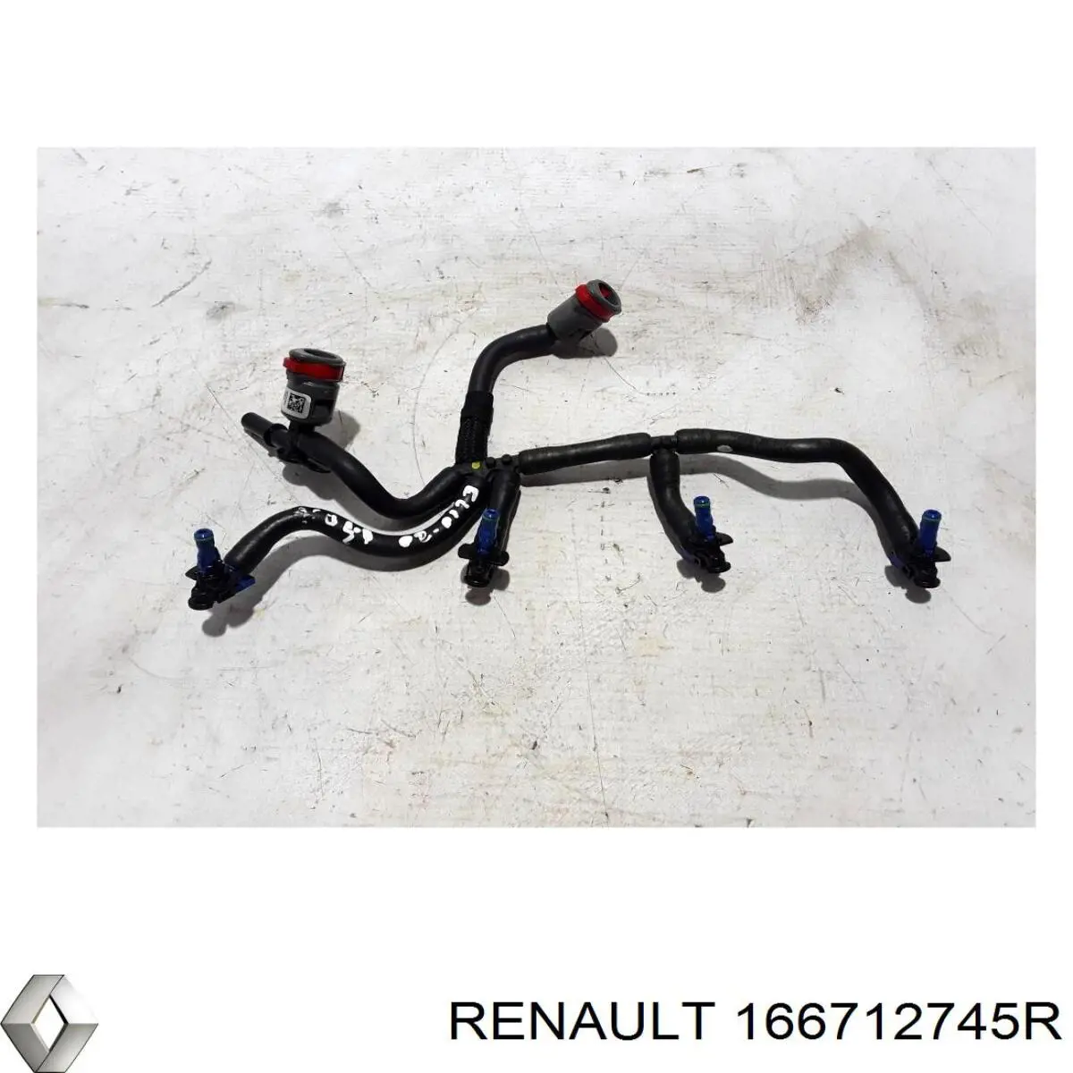 166712745R Renault (RVI) Трубка паливна, зворотня від форсунок