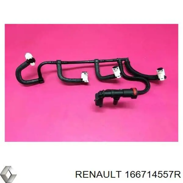 Трубка паливна, зворотня від форсунок Renault (RVI) 166714557R ціна, від 66.08 USD