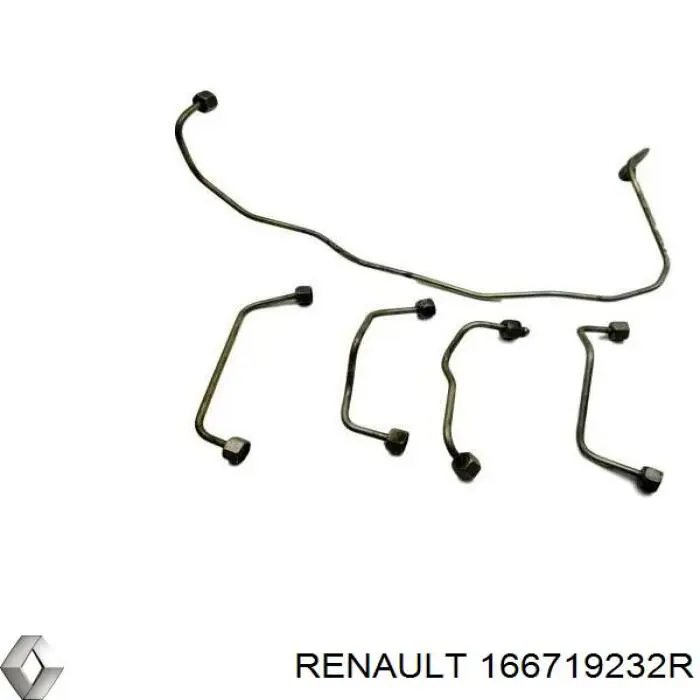 Трубка паливна, зворотня від форсунок Renault (RVI) 166719232R
