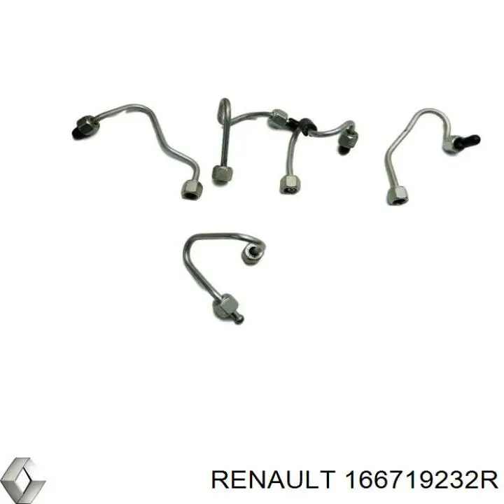 Купити 166719232R Renault (RVI) Трубка паливна, зворотня від форсунок